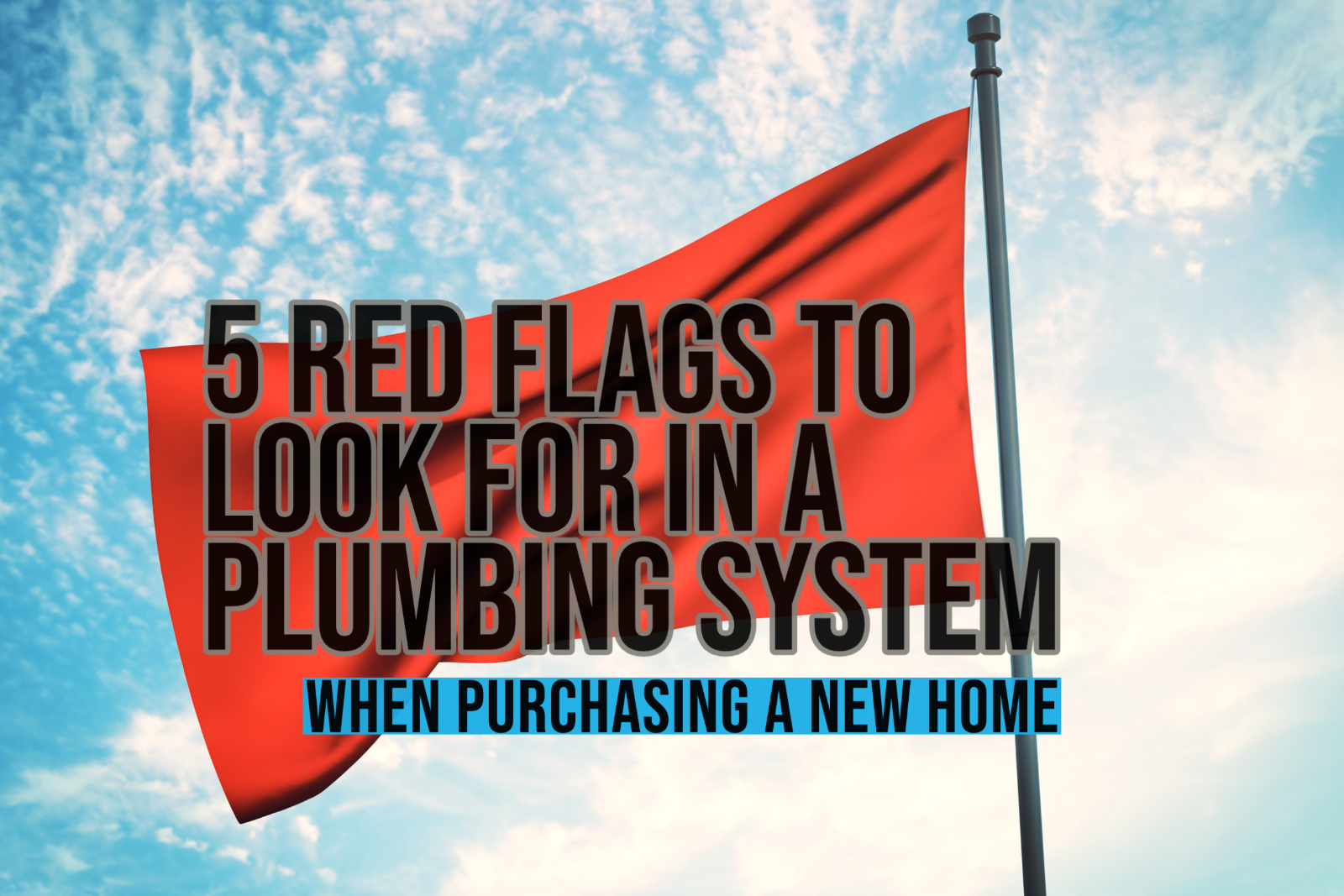 Plumbing blog on things you should watcg out for in a plumbing system when buying a new home.